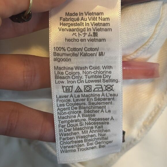 J Crew Sailor mid-rise relaxed‎ demi-boot jean in white Womens Size 31 White - Picture 9 of 12